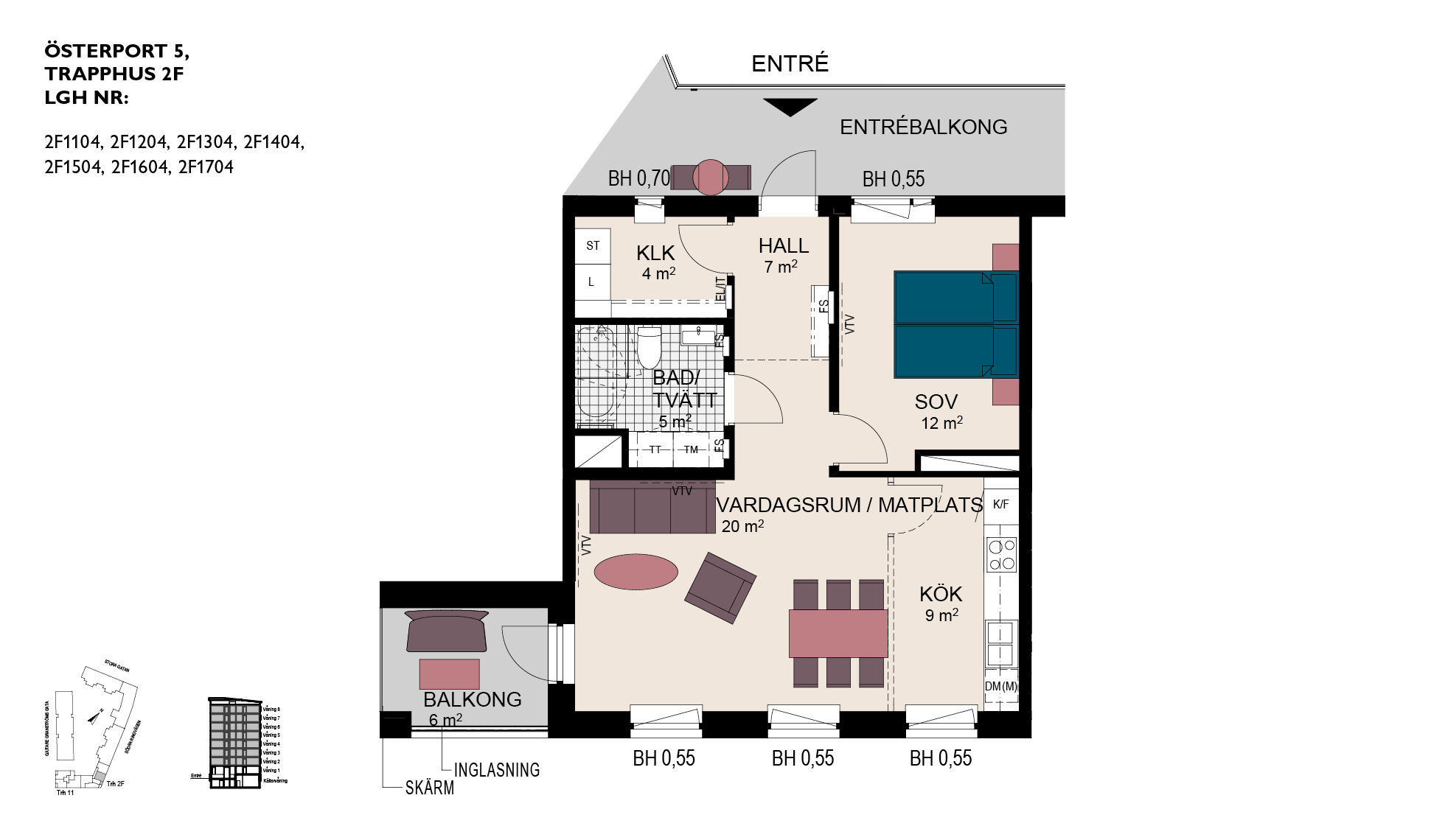 2f1104 Lagenhet 2 Rok Osterport 5 Vastmanland